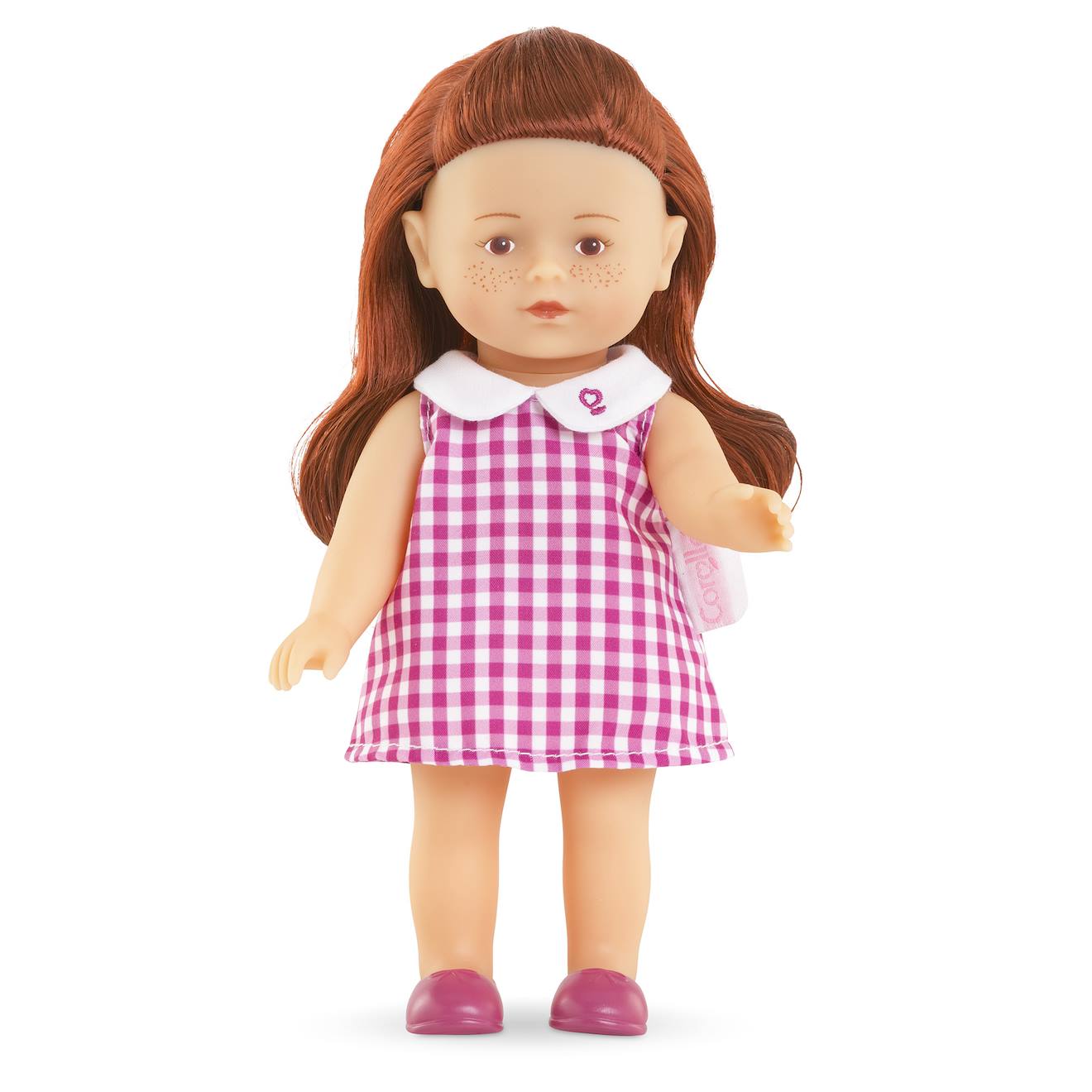 Poupée mini corolline ruby - vichy multicolore