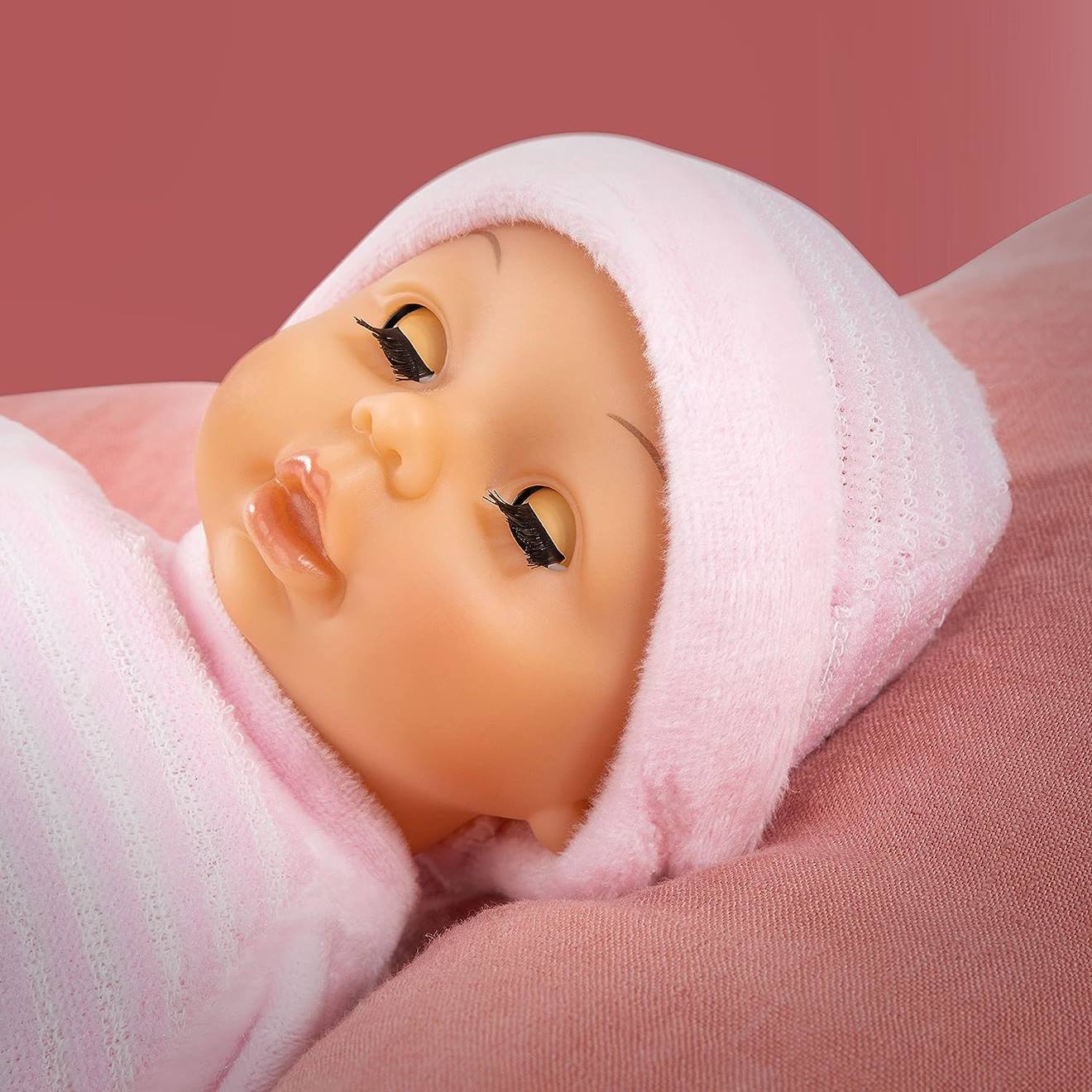Poupée my first baby 28 cm avec motif de coeur rose