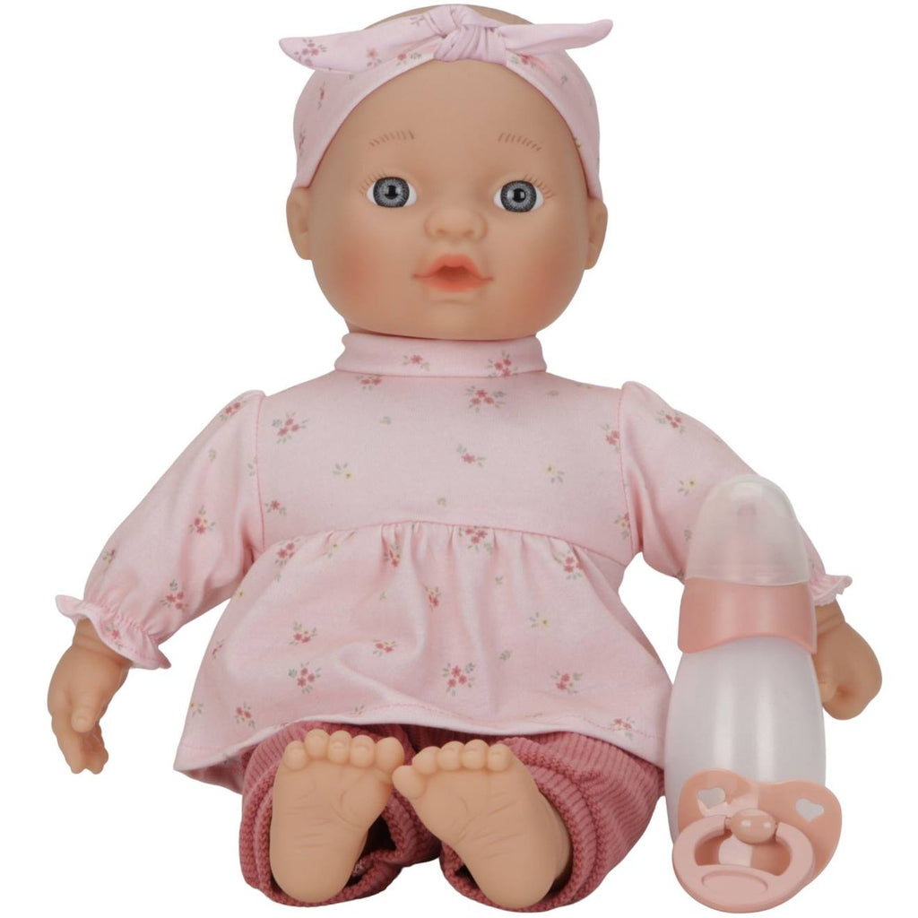 Poupée noa rose, blanc, rose