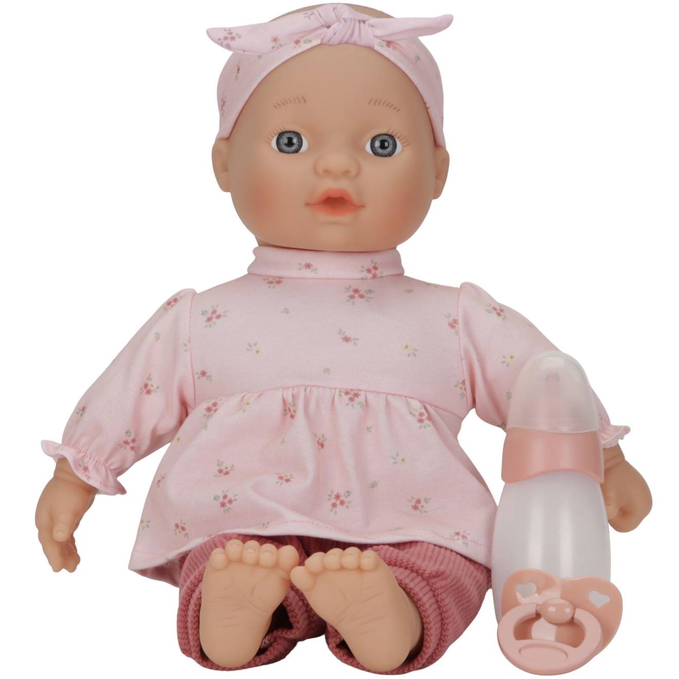 Poupée noa rose, blanc, rose