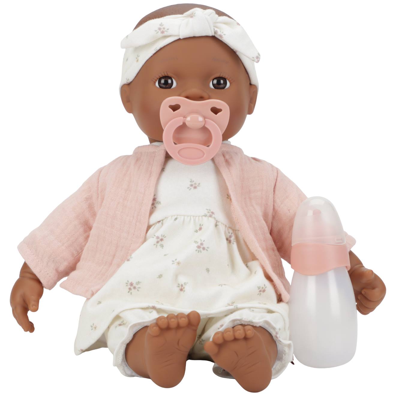 Poupée noa rose, blanc