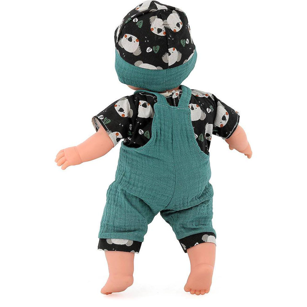 Poupée petit câlin souple 36 cm clément vert