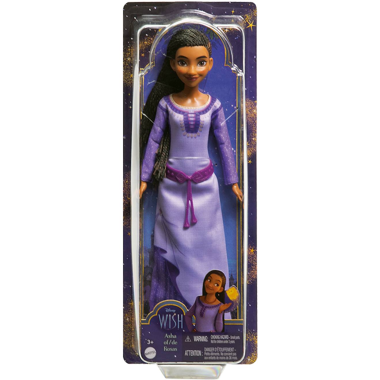 Poupée princesse asha 29cm multicolore