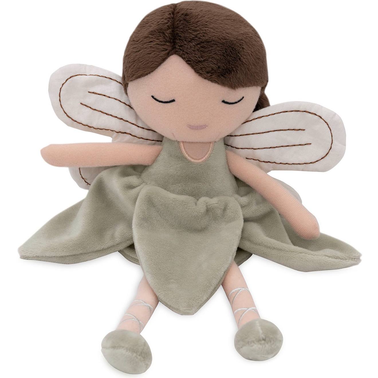Poupée souple fairy beige, vert, blanc