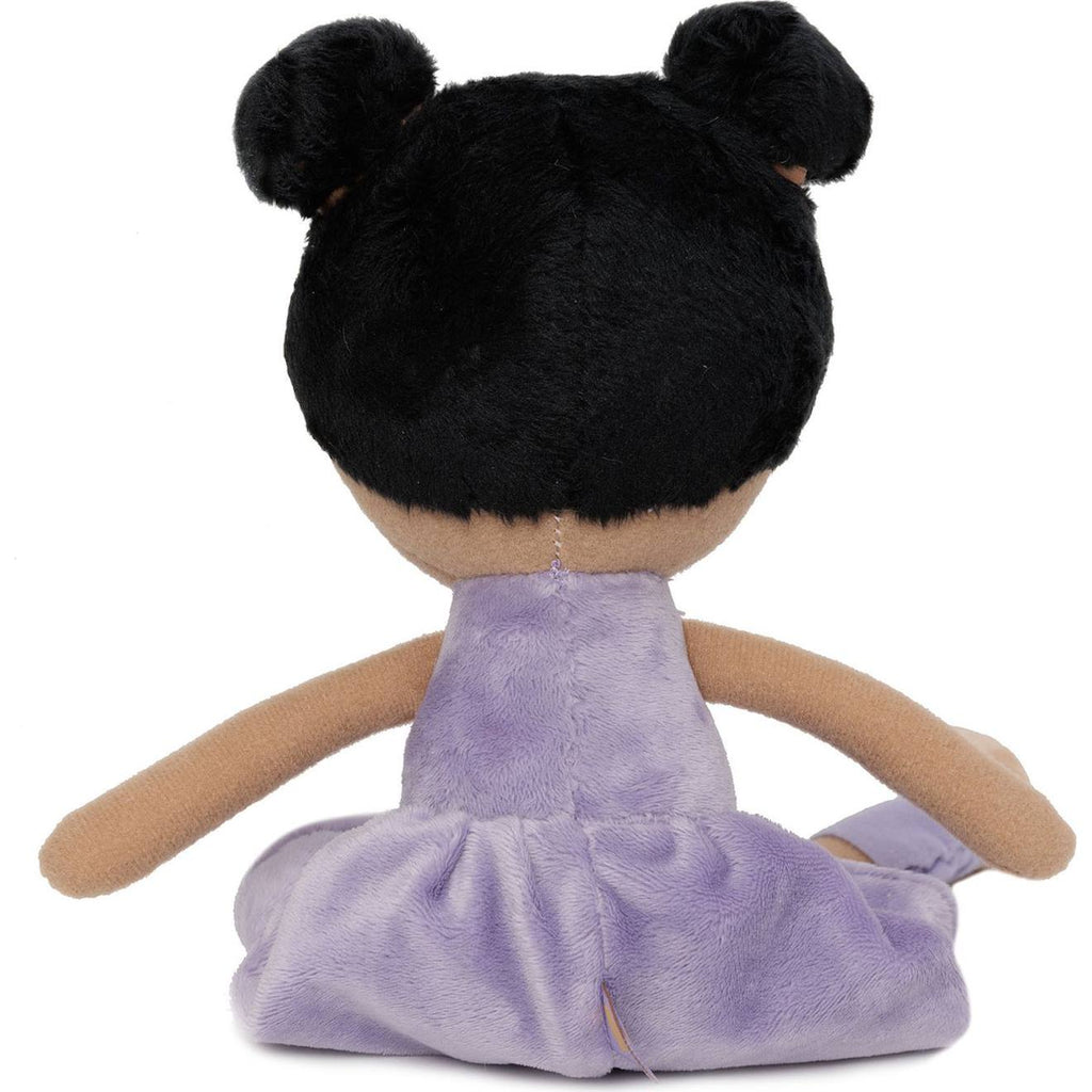 Poupée souple violet, marron