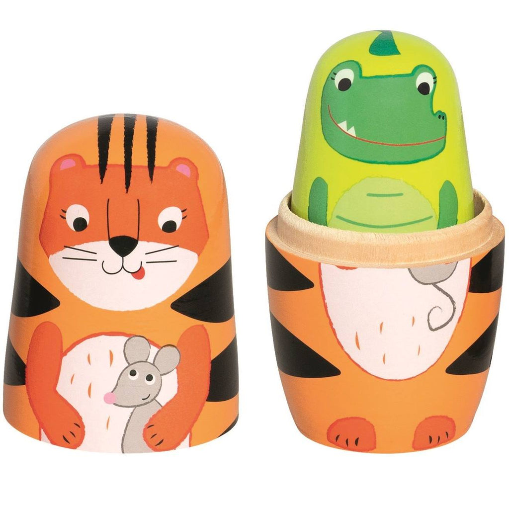 Poupées gigognes tigre tavi et ses amis orange