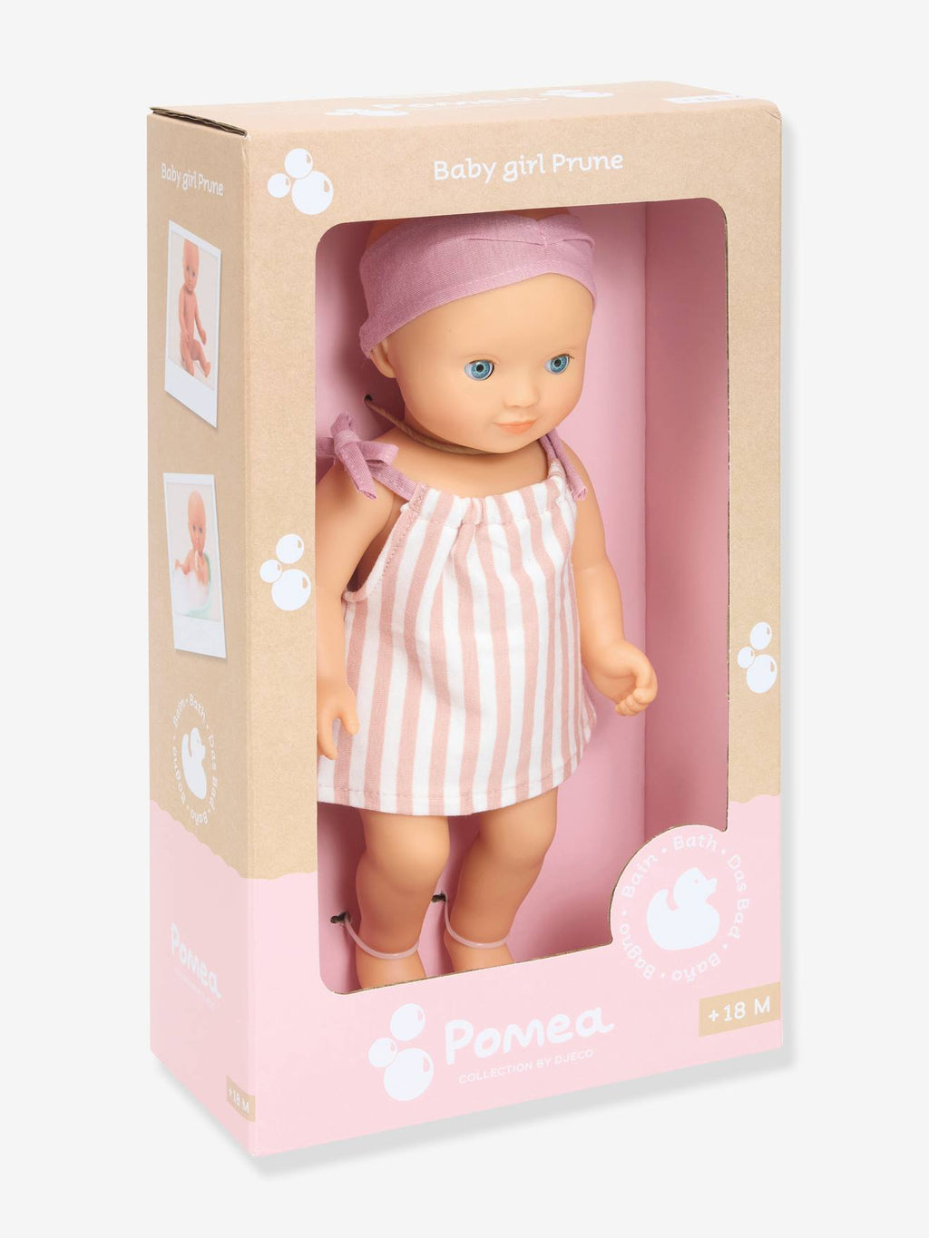 Poupon bain 30 cm prune