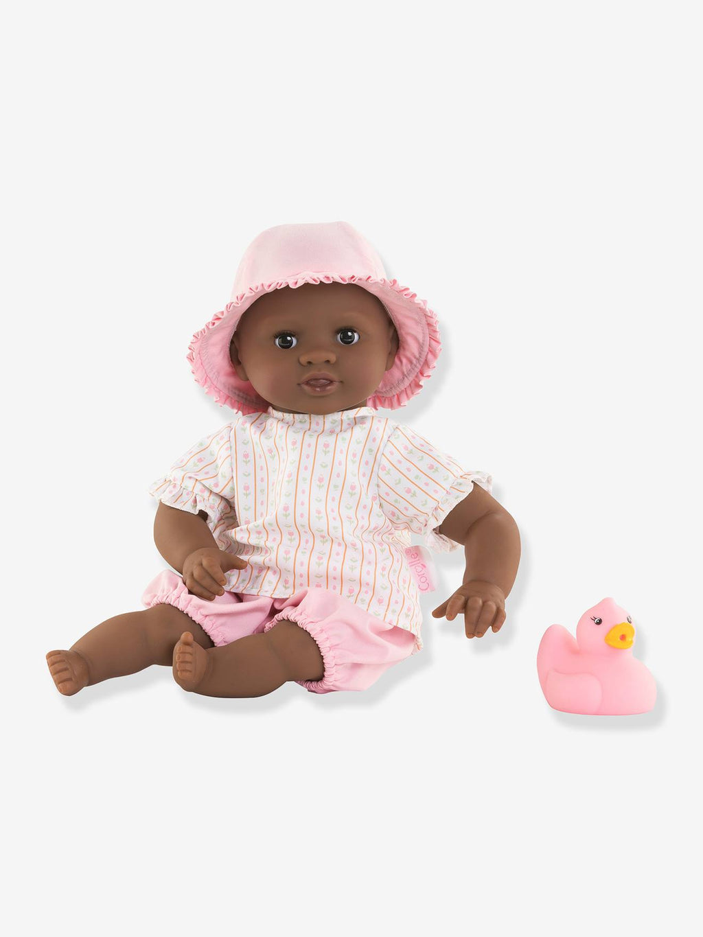Poupon bébé bain alyzée tulipes 30 cm rose