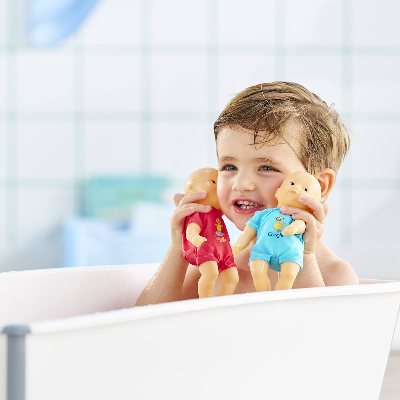 Poupon mini bain bleu multicolore