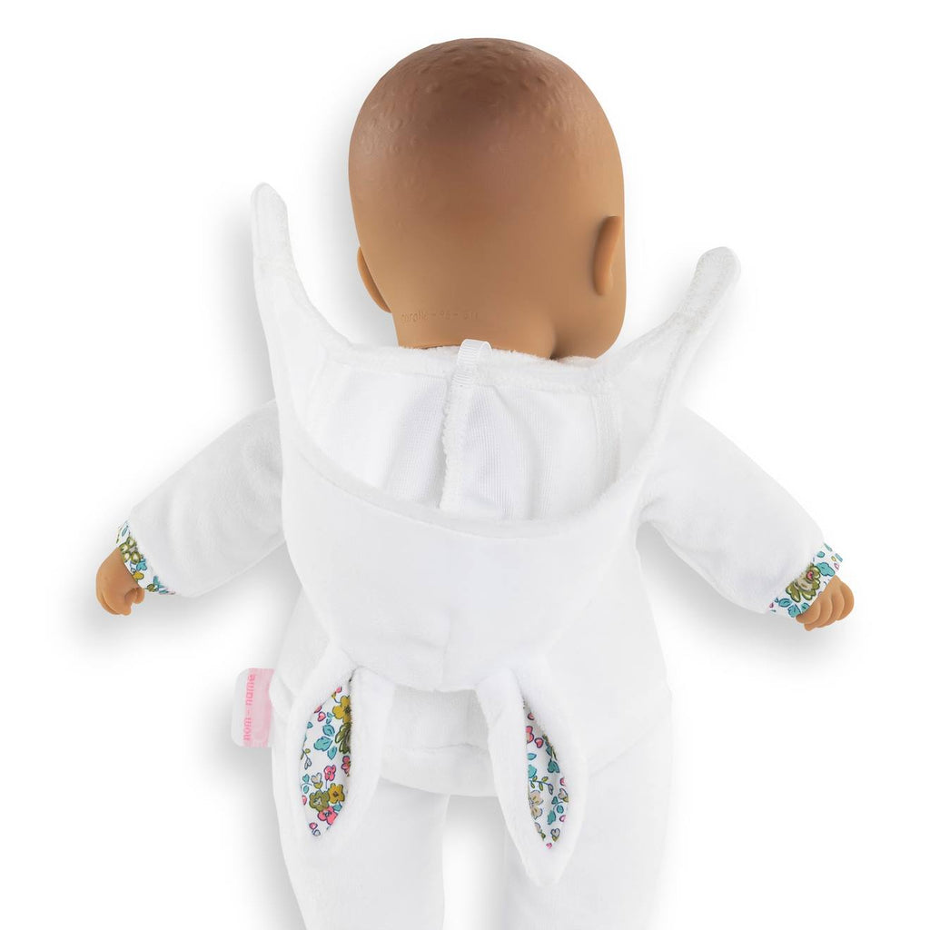 Poupon pti'cœur lapin blanc multicolore