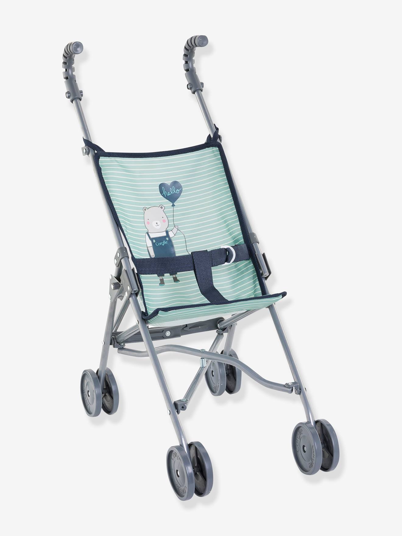 Poussette canne vert sauge