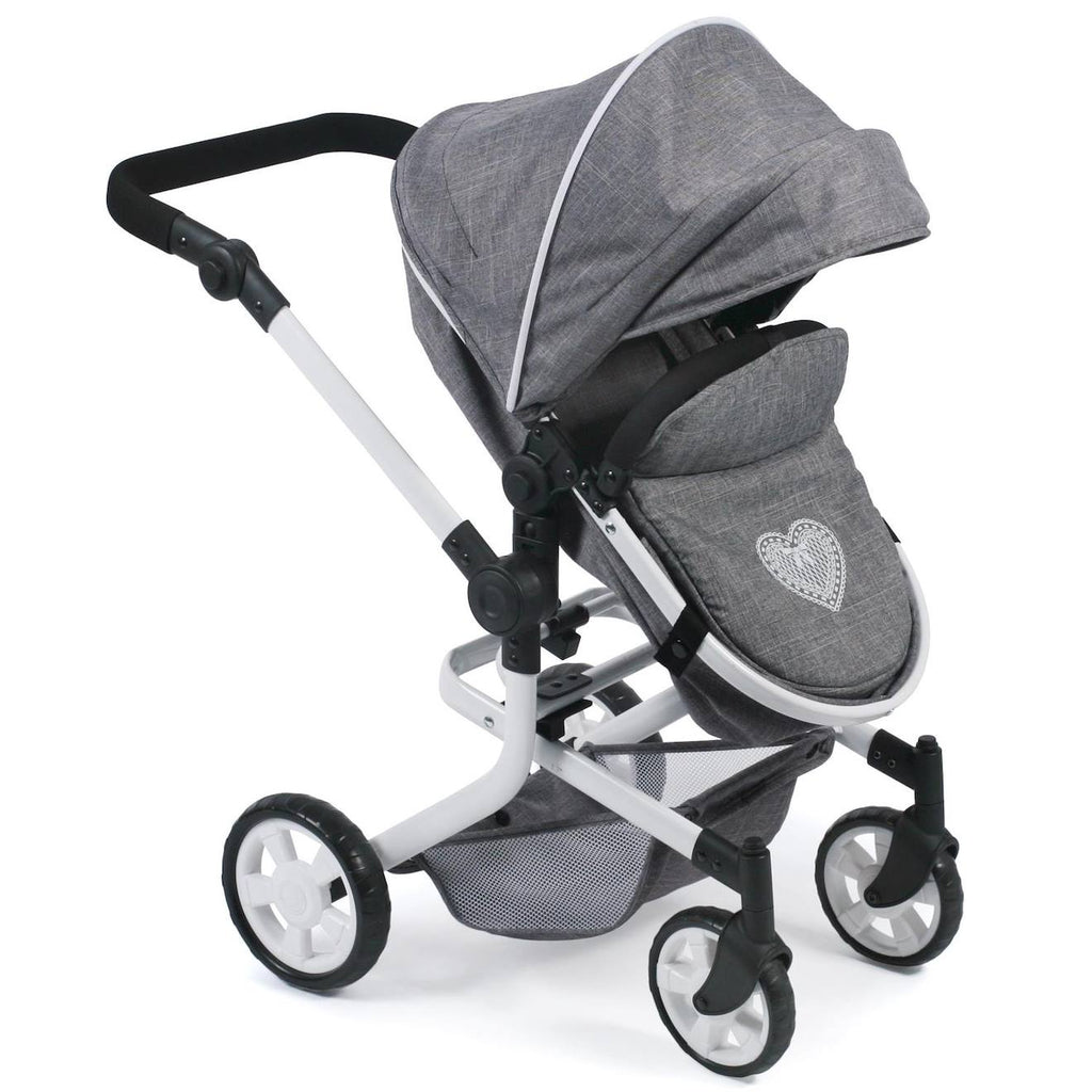 Poussette combinée mika - coloris 76 gris