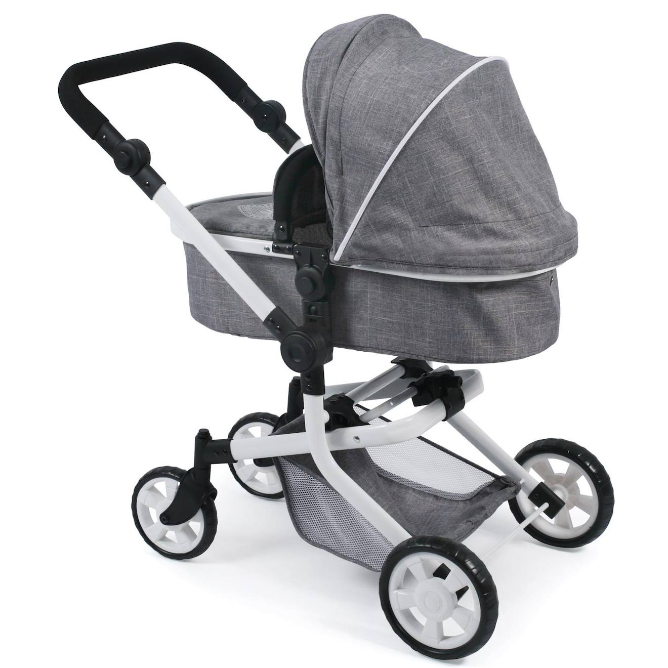 Poussette combinée mika - coloris 76 gris