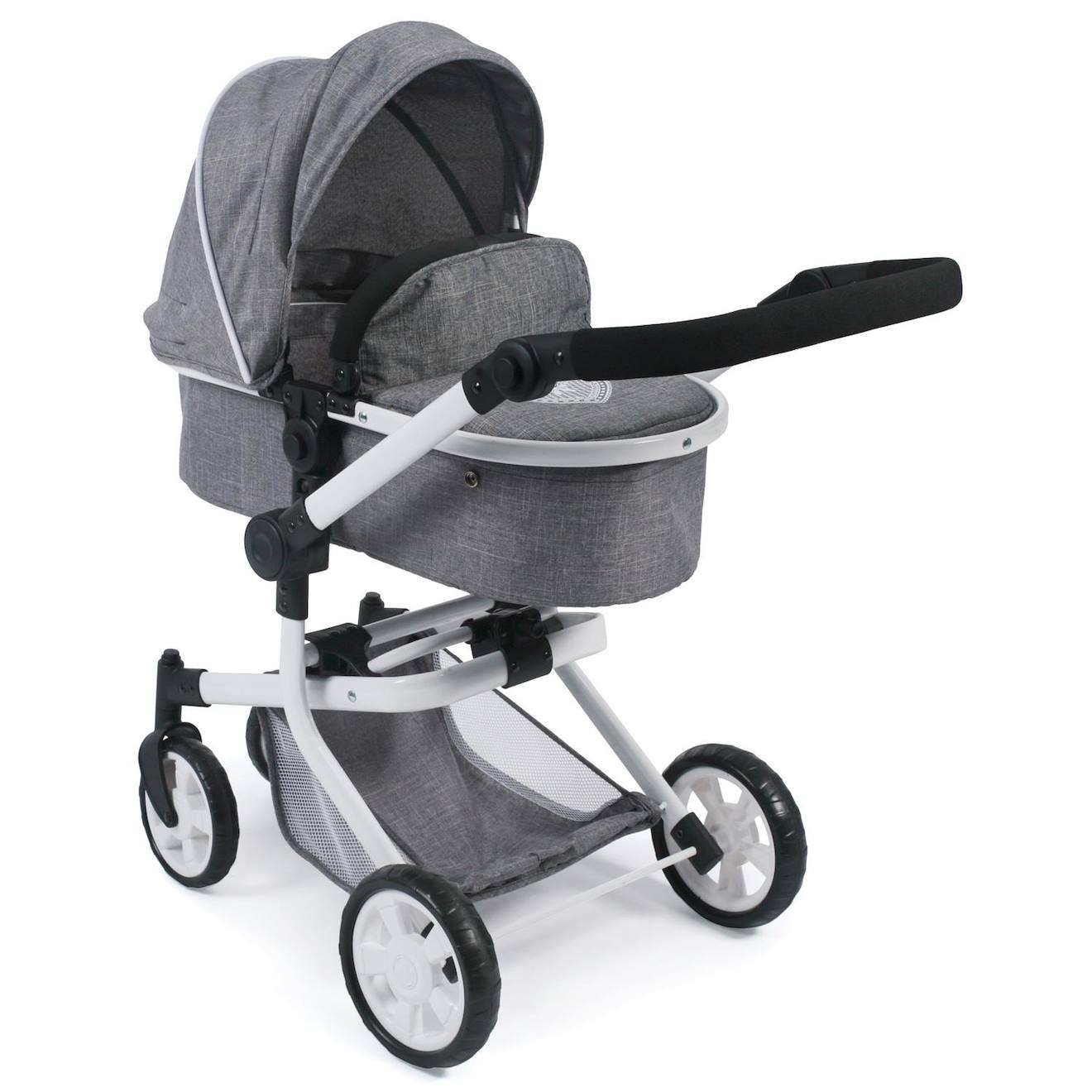 Poussette combinée mika - coloris 76 gris