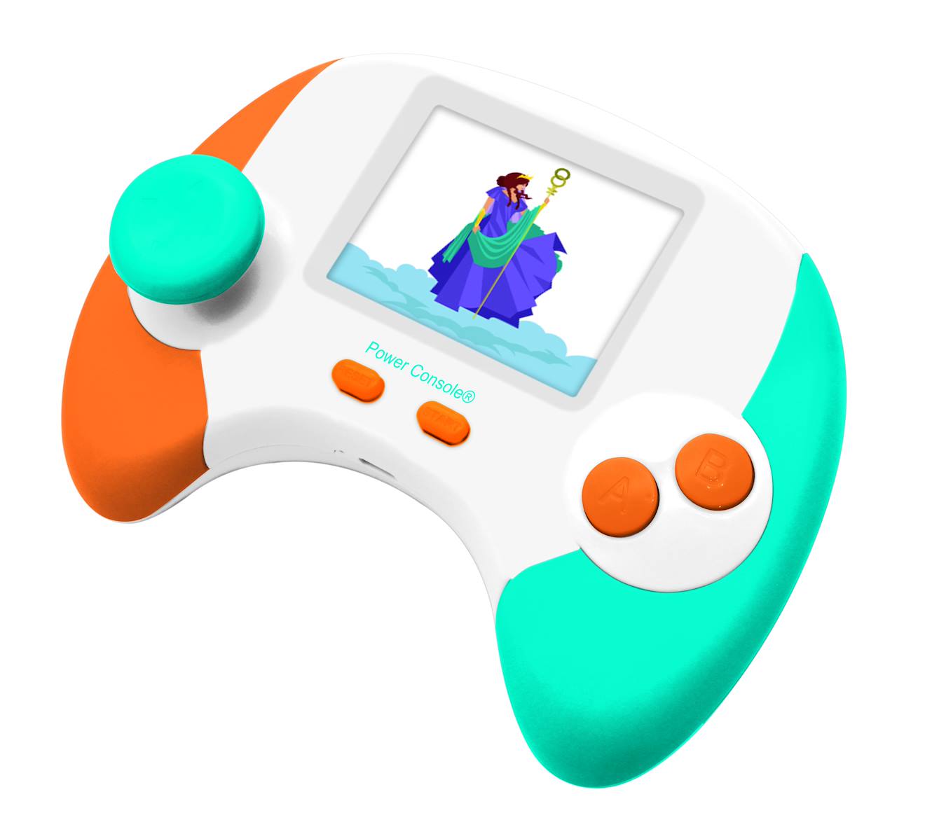 Power console de jeux éducative bilingue (FR/EN) multicolore