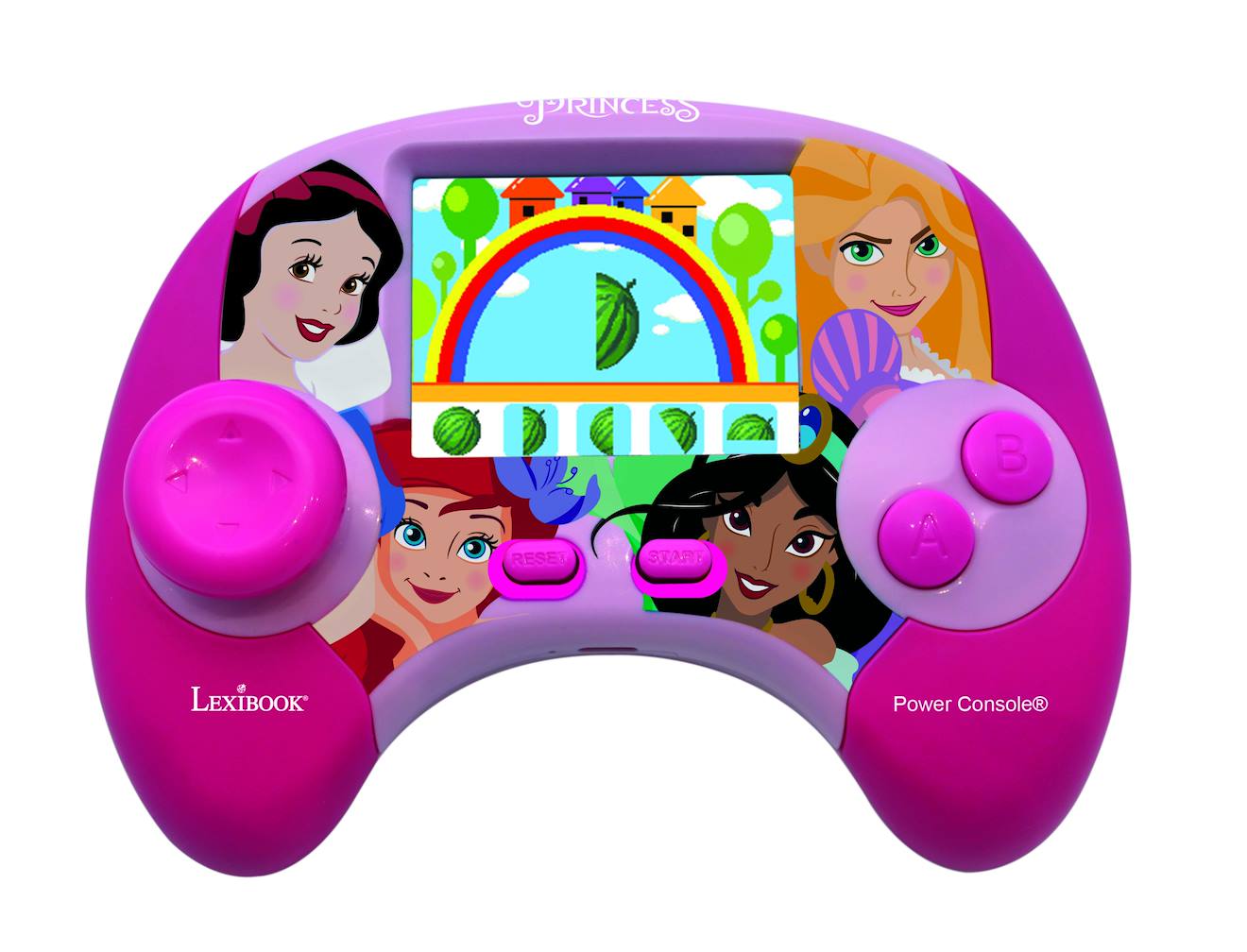Power console Disney princesse de jeux éducative bilinque en français et anglais multicolore
