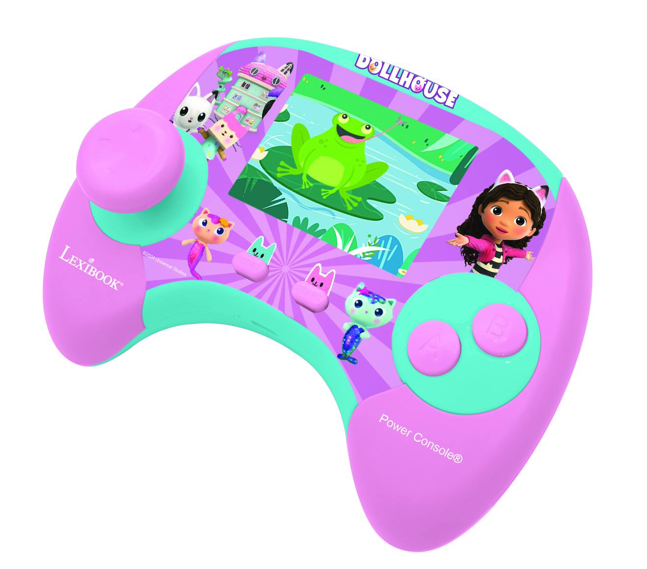 Power console Gabby et la Maison Magique de jeux éducative bilingue en français et anglais multicolore