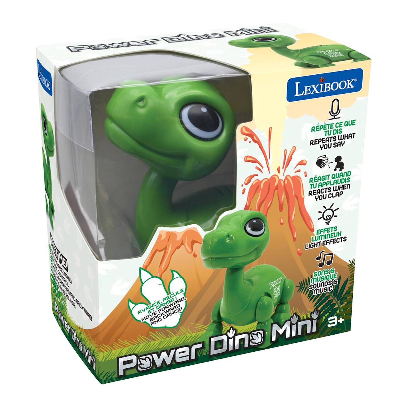 Power puppy mini - robot dinosaure vert