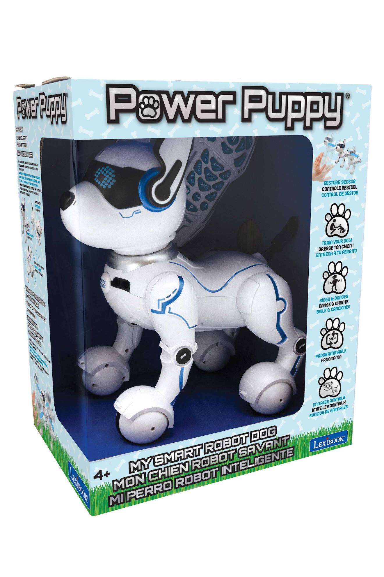 Power puppy – mon chien robot interactif blanc
