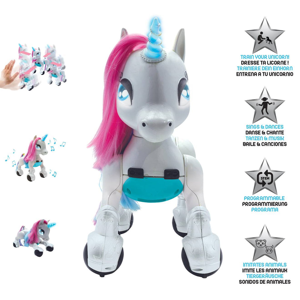 Power unicorn ma licorne robot savante programmable blanc