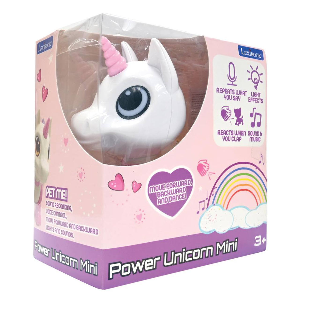 Power unicorn mini - licorne robot rose