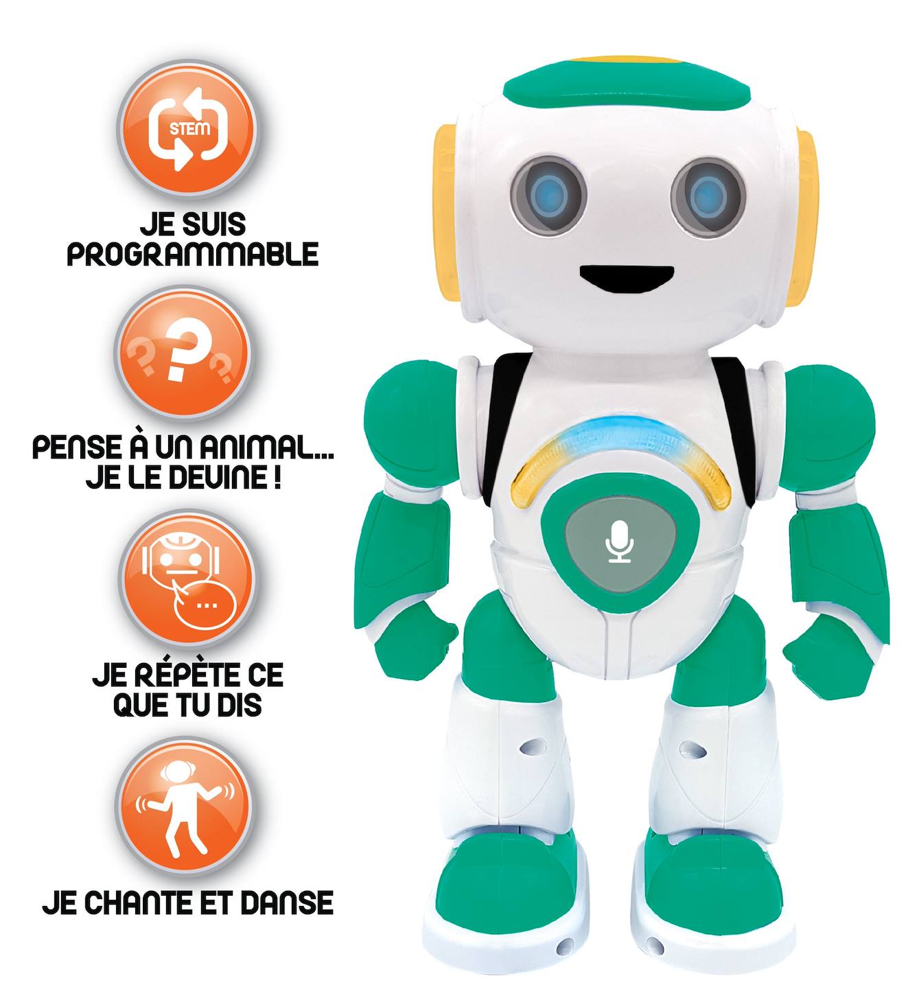 Powerman jr robot programmable (français) bleu