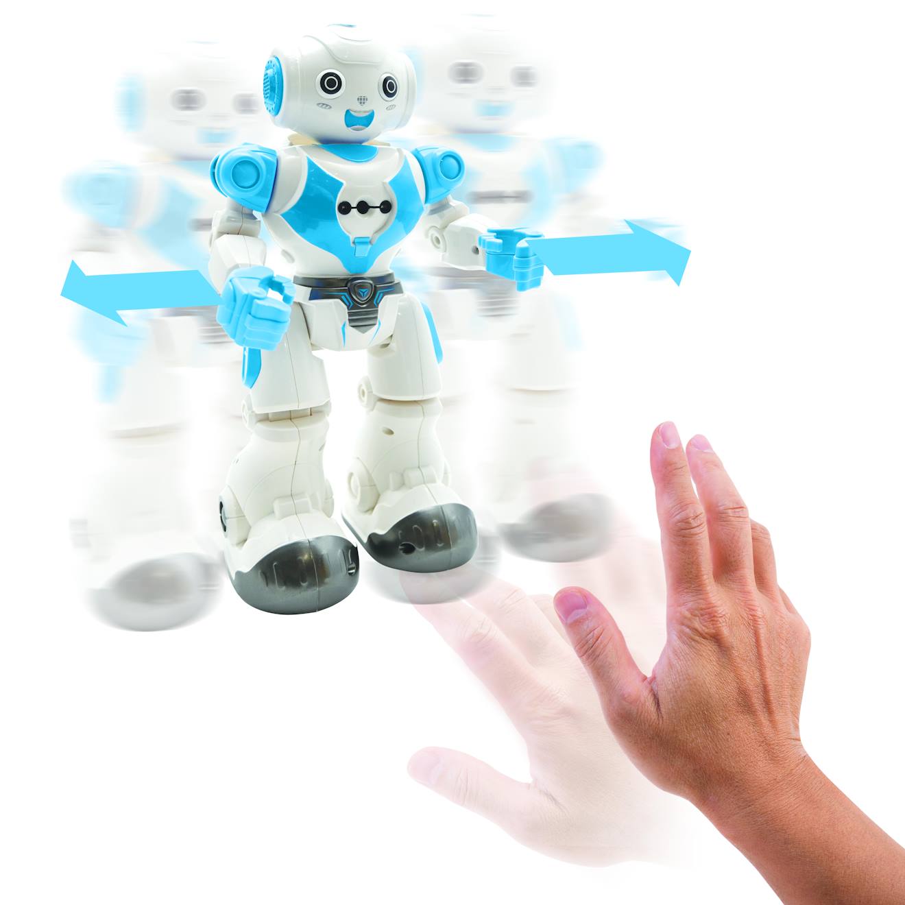 Powerman neo robot interactif français blanc