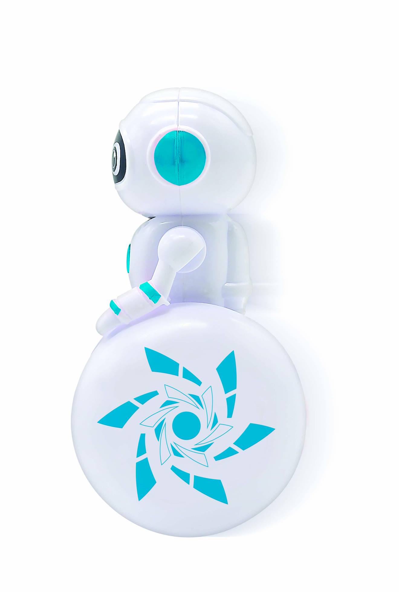 Powerman® roller - mini robot à une roue parfaitement équilibré blanc