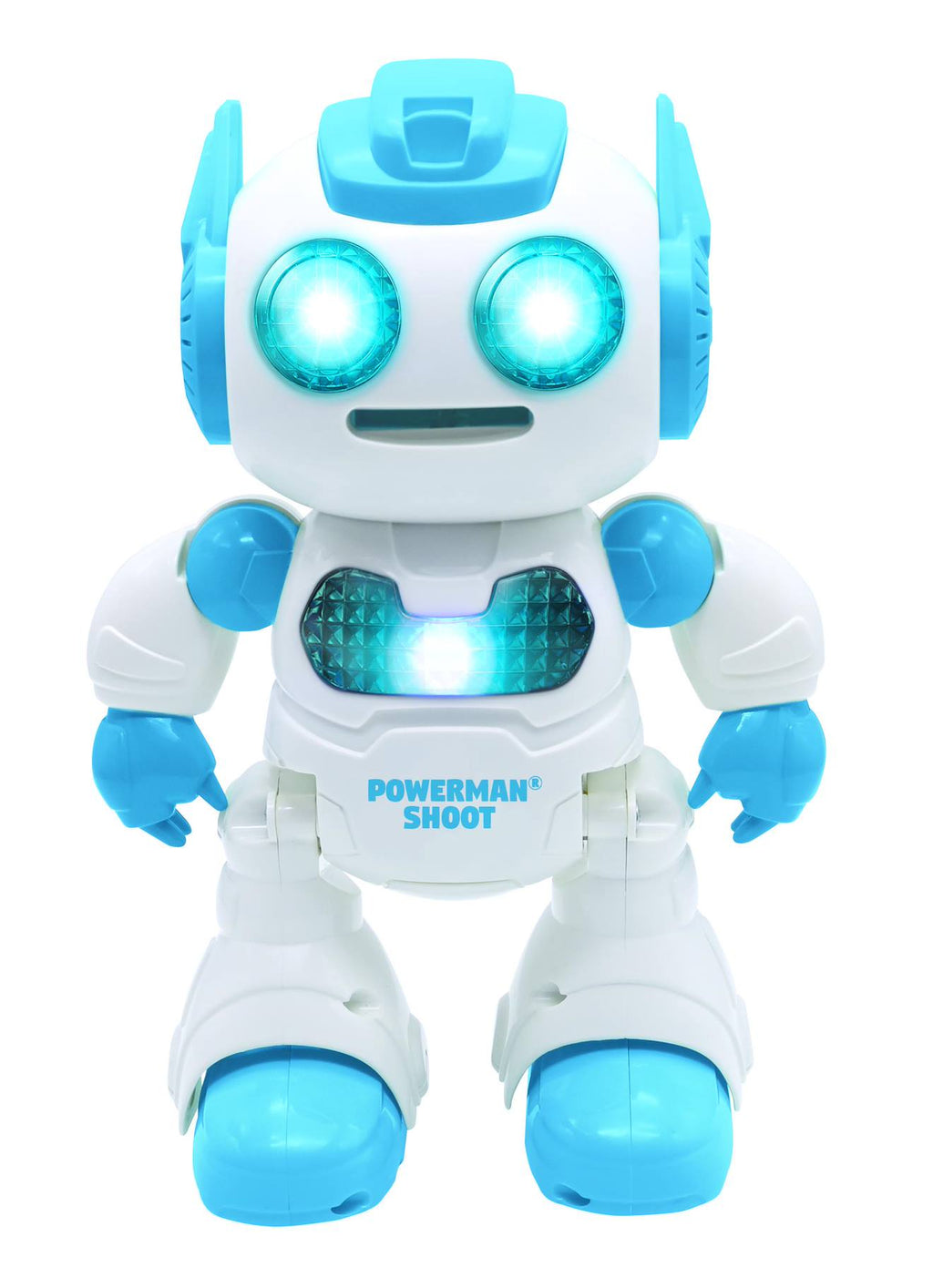 Powerman shoot robot programmable bleu
