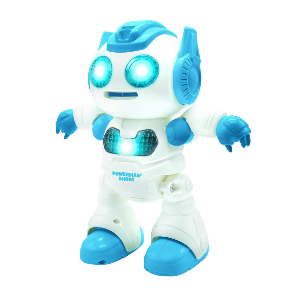 Powerman shoot robot programmable bleu
