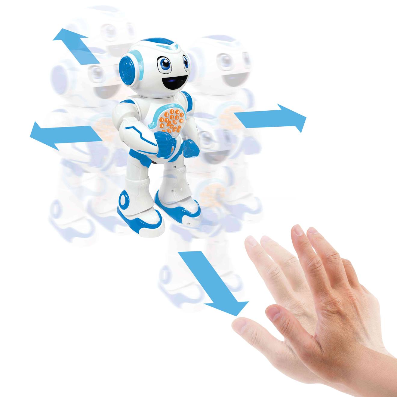 Powerman star robot interactif télécommandé (français) programmable, 10 000 histoires blanc