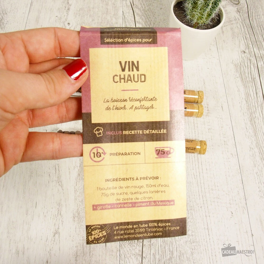 Préparation pour Vin Chaud - Coffrets d'Épices Le Monde en Tube