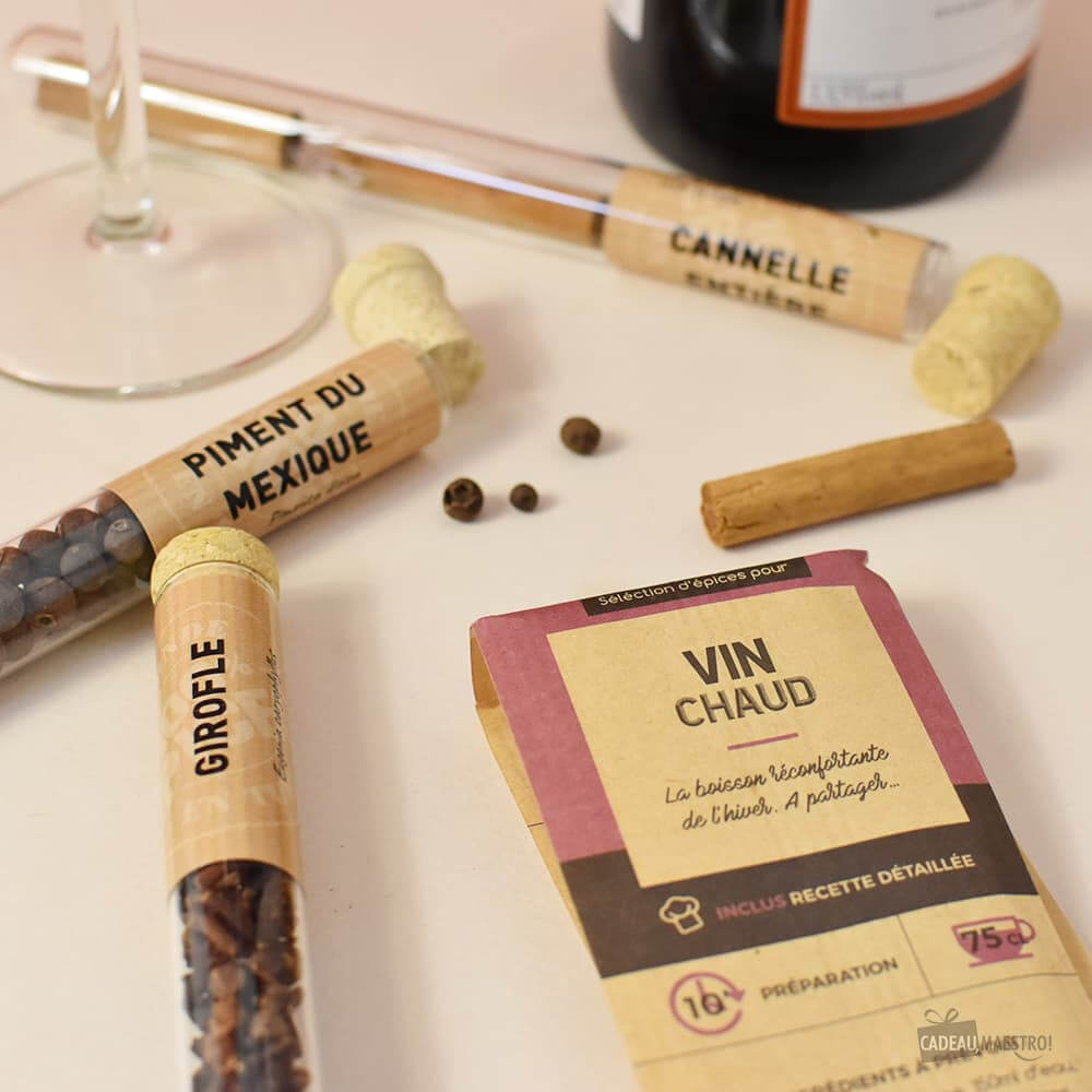 Préparation pour Vin Chaud - Coffrets d'Épices Le Monde en Tube