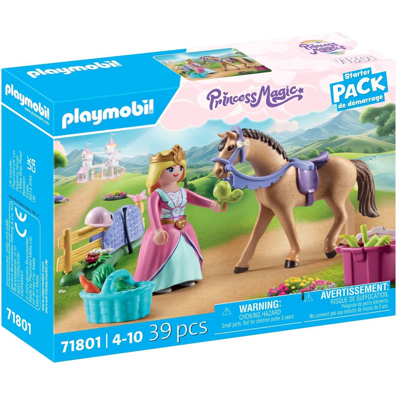 Princess magic princesse cavalière, cheval et matériel équestre 71801 multicolore