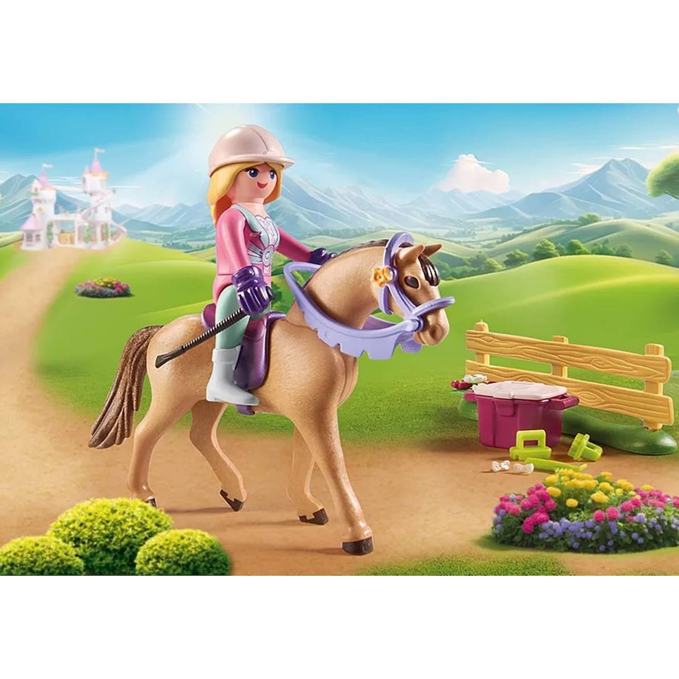 Princess magic princesse cavalière, cheval et matériel équestre 71801 multicolore