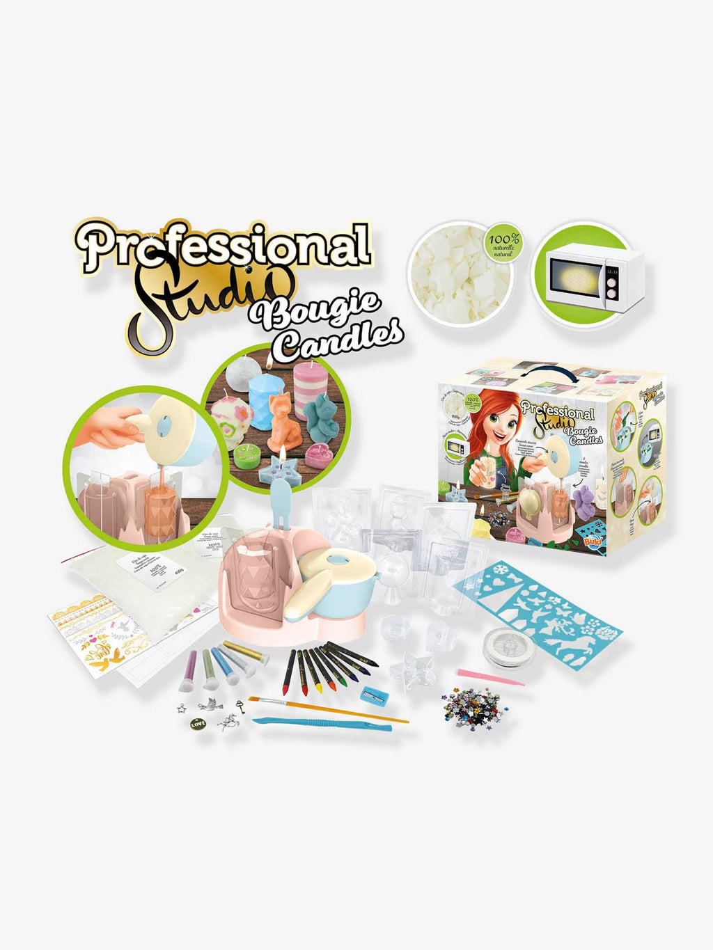 Professional studio bougie jaune