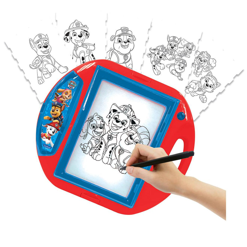 Projecteur à dessin Pat' Patrouille avec modèles et tampons bleu