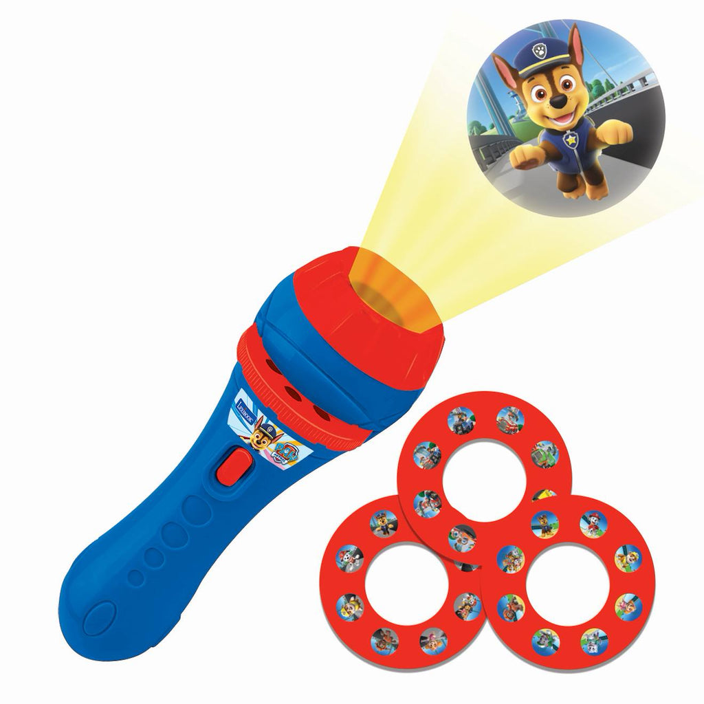 Projecteur à histoires et lampe torche Pat' Patrouille bleu