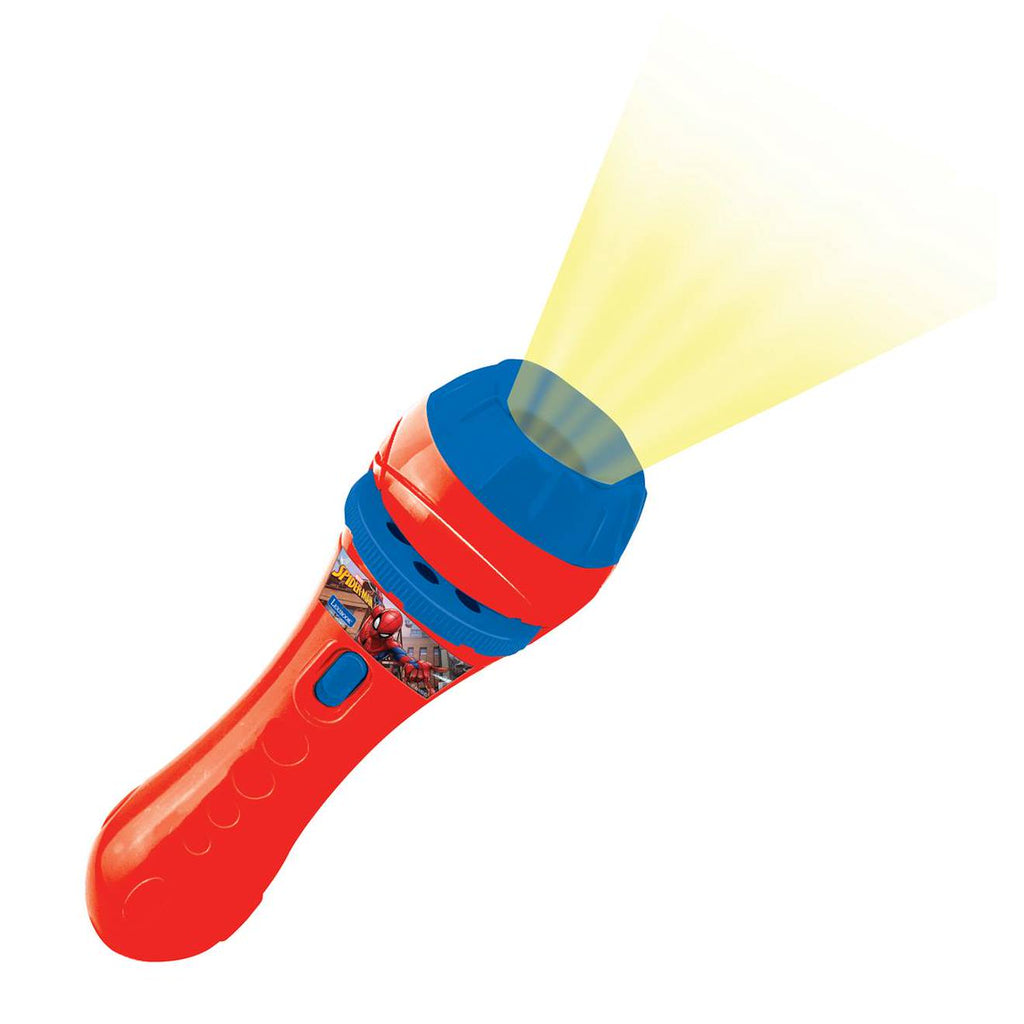 Projecteur à histoires et lampe torche Spiderman rouge