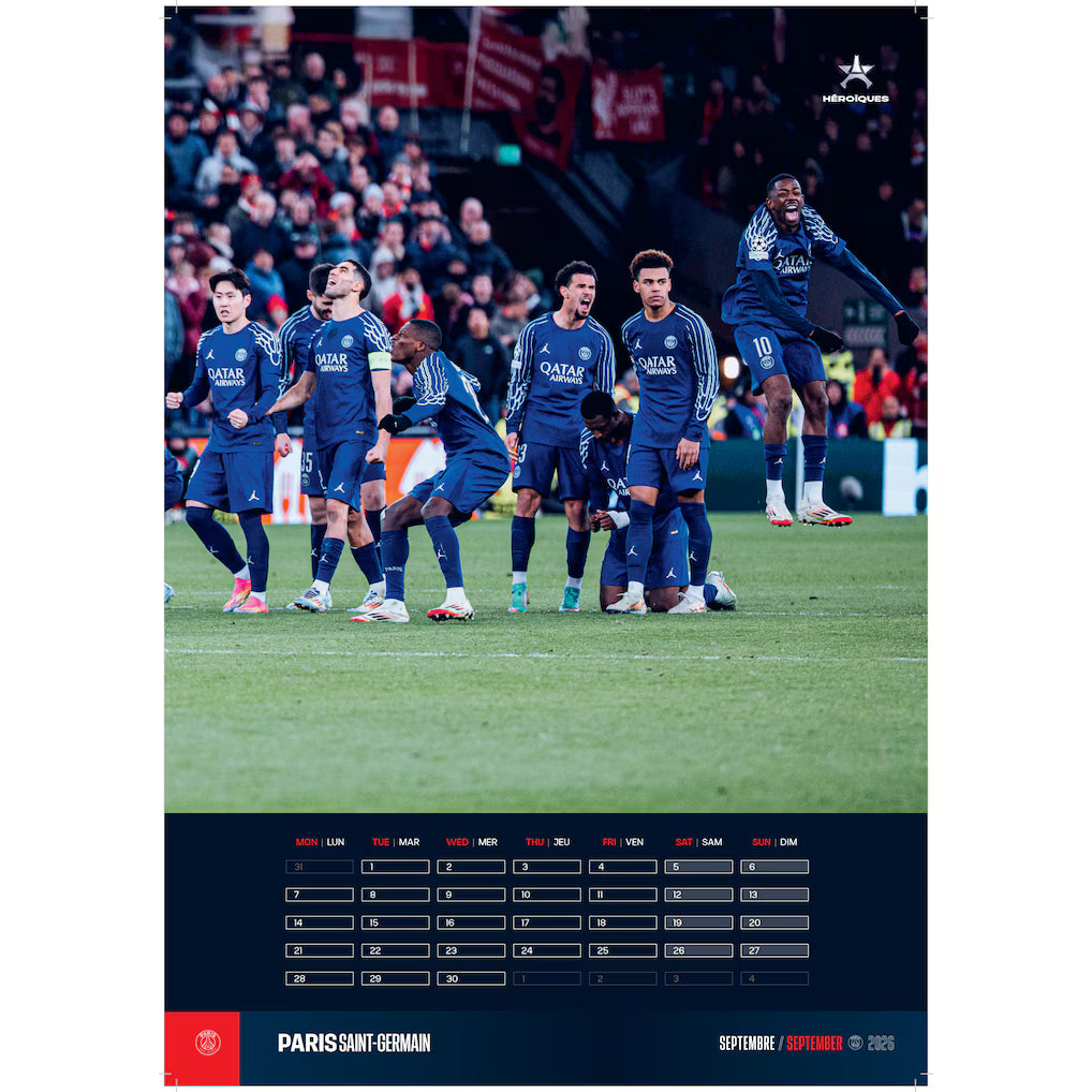 Calendrier PSG Officiel 2026