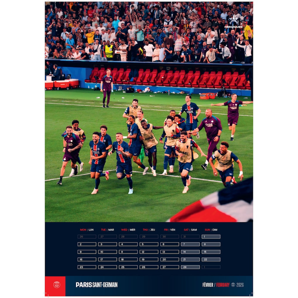 Calendrier PSG Officiel 2026