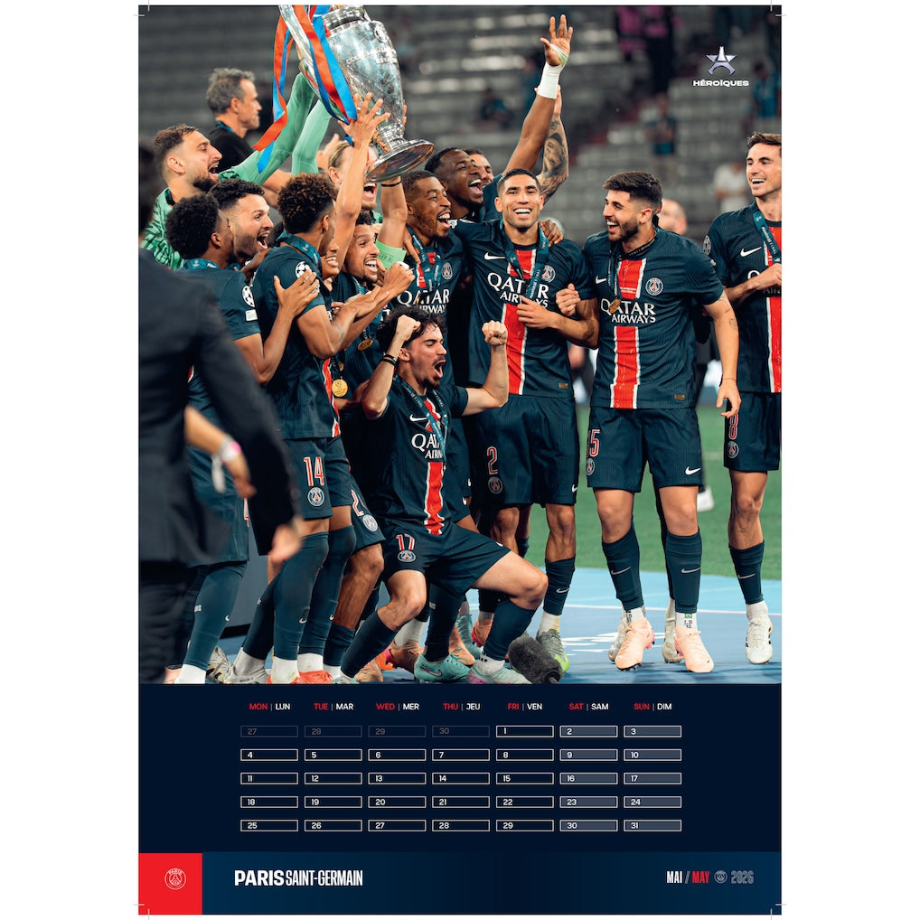 Calendrier PSG Officiel 2026