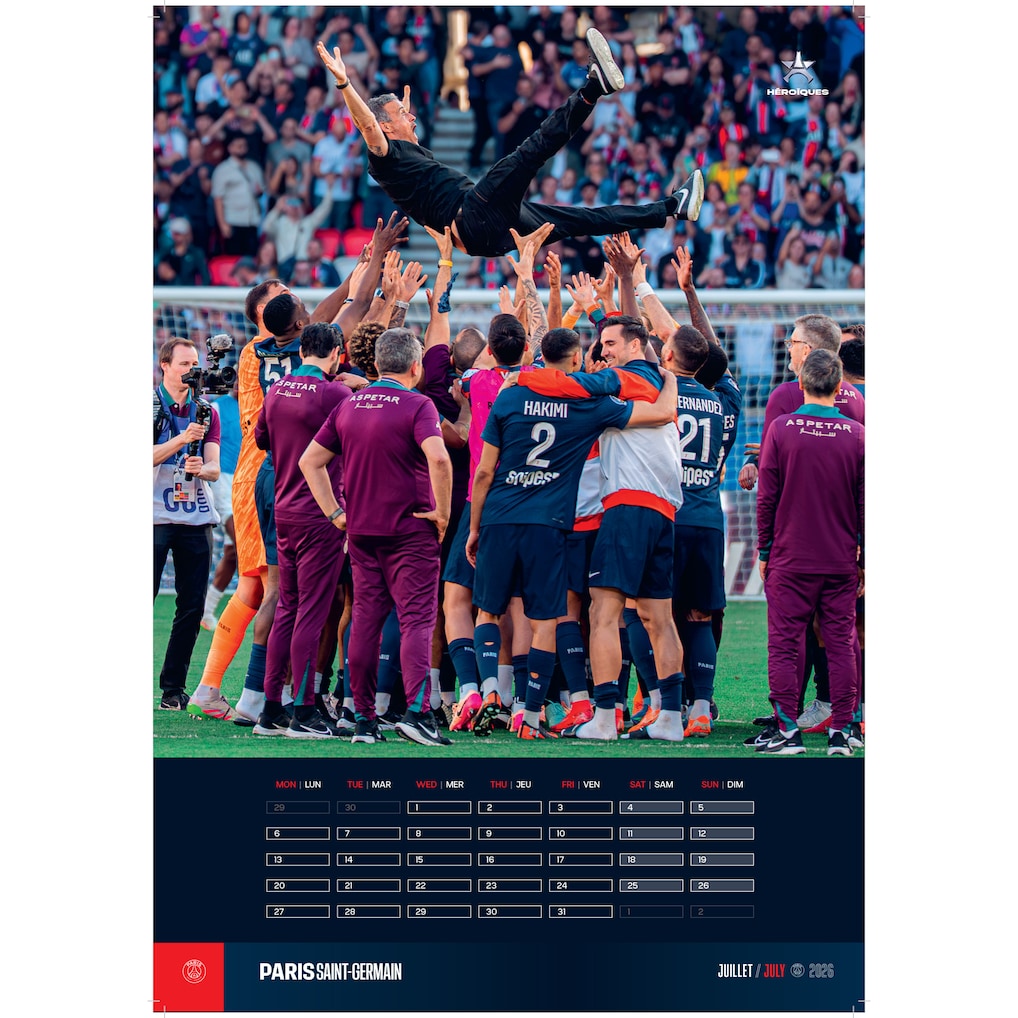 Calendrier PSG Officiel 2026