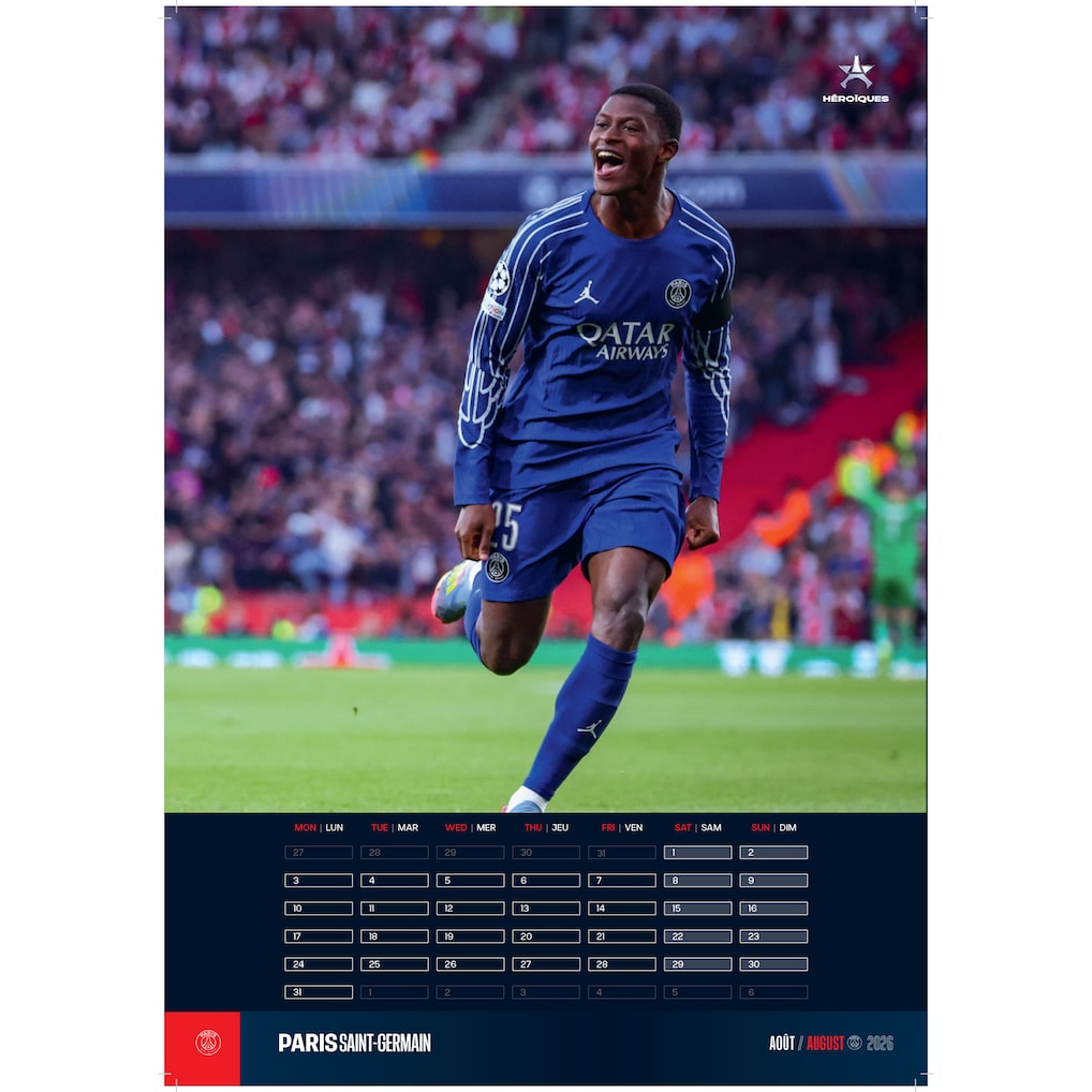 Calendrier PSG Officiel 2026