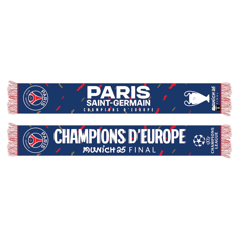 Écharpe PSG Champions d’Europe Classic Jacquard