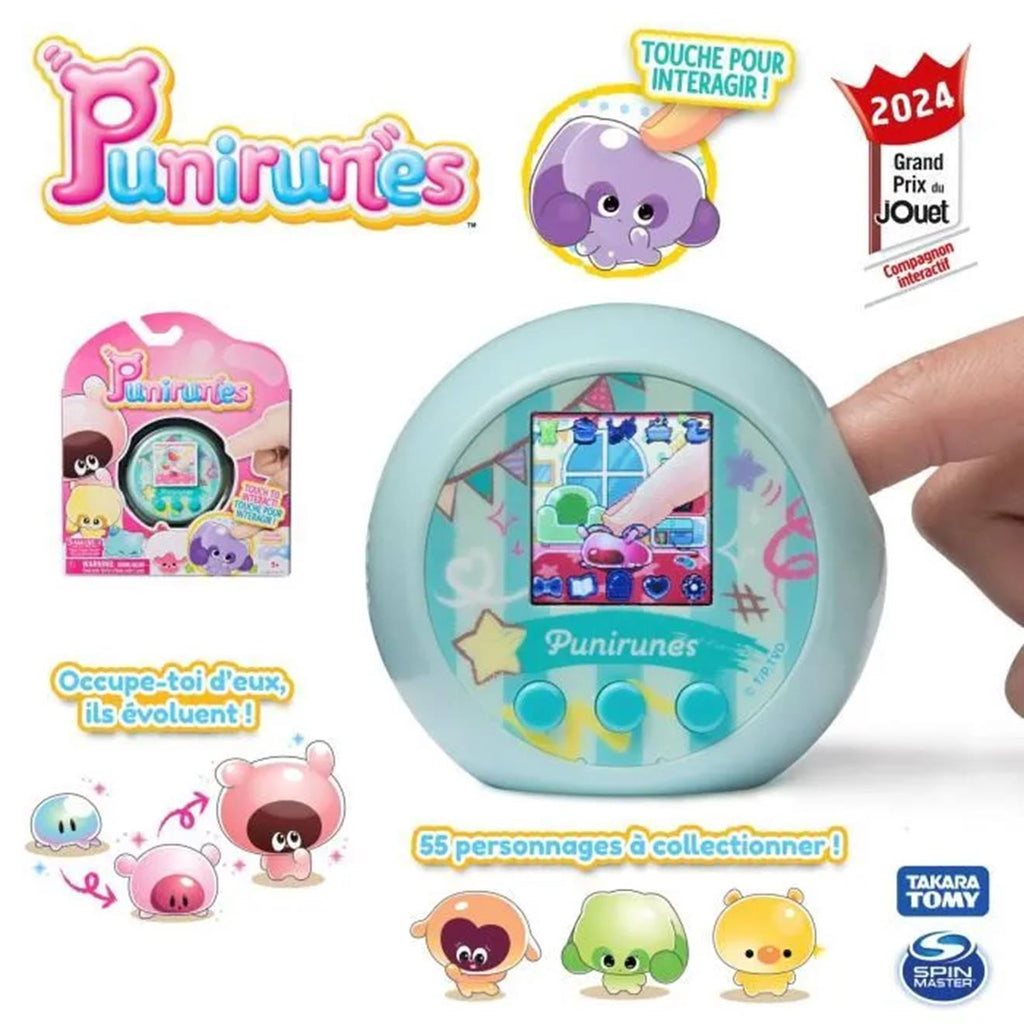 Punirunes - animaux interactifs - jeu tactile avec animaux digitaux multicolore