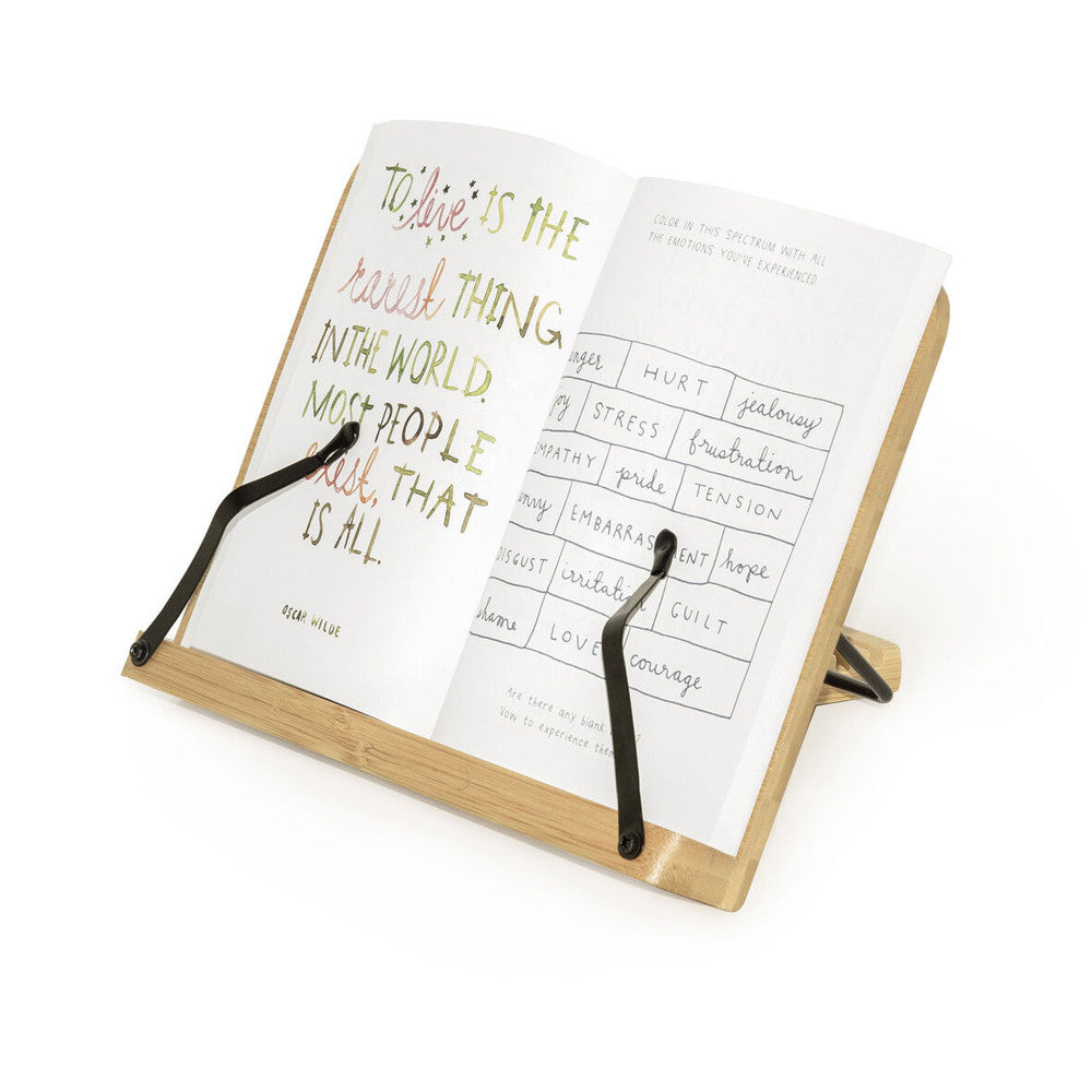 Pupitre de Livre Pliant en Bambou - Accessoires pour Livre