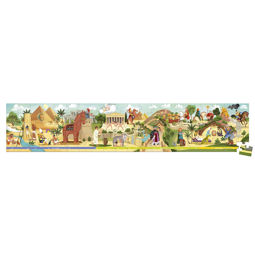 Puzzle 100 pièces frise mythologie et antiquité multicolore