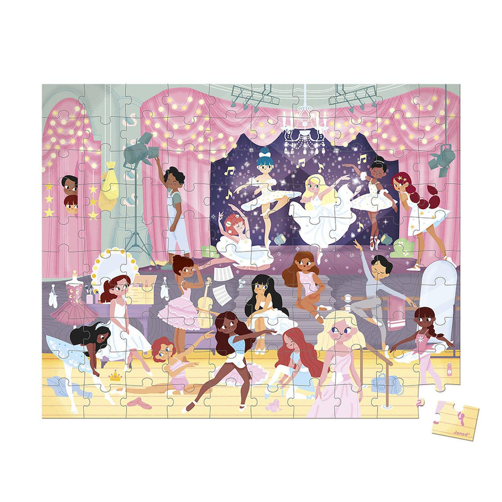 Puzzle 100 pièces les danseuses multicolore