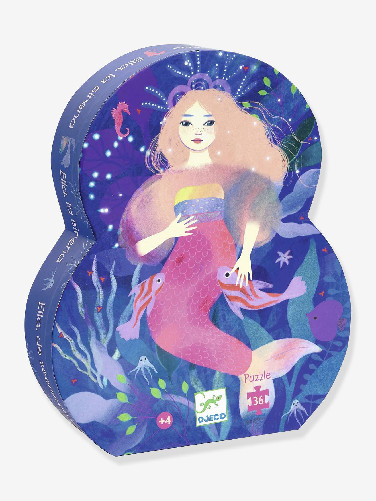 Puzzle 36 pièces ella la sirène violet